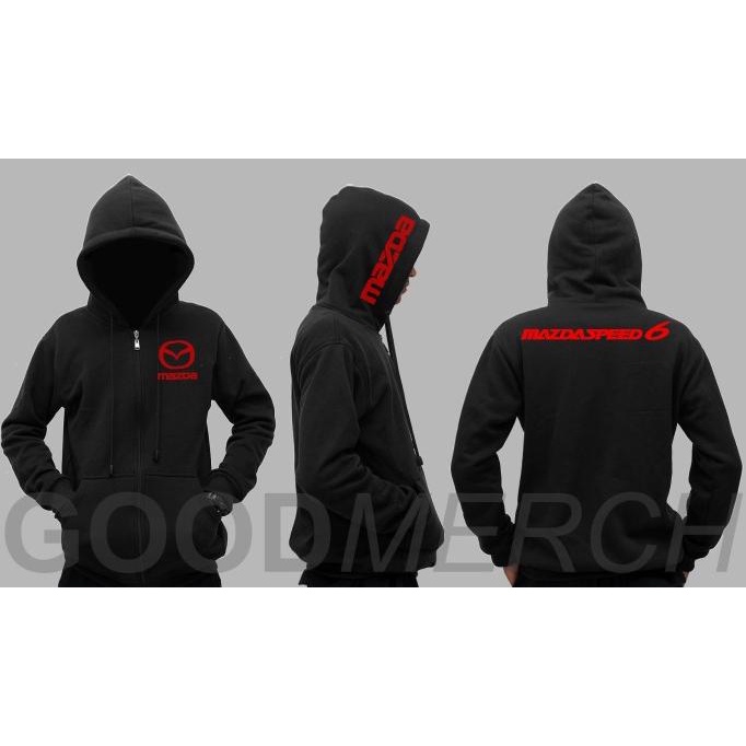 Jaket Hoodie Sweater Mazda Speed 6 Sweatshirt Zipper