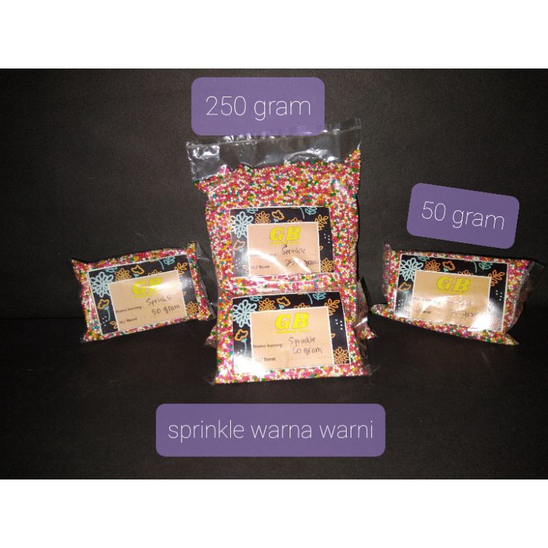 

sprinkle kue warna warni 50 gram