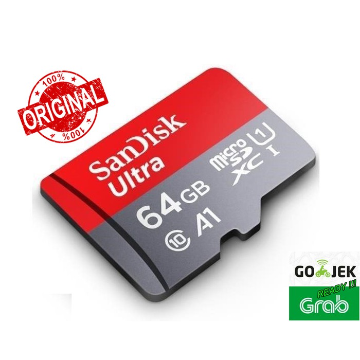 Memory MicroSD Sandisk Ultra SDXC 64GB 100MB/s with Adapter ORIGINAL