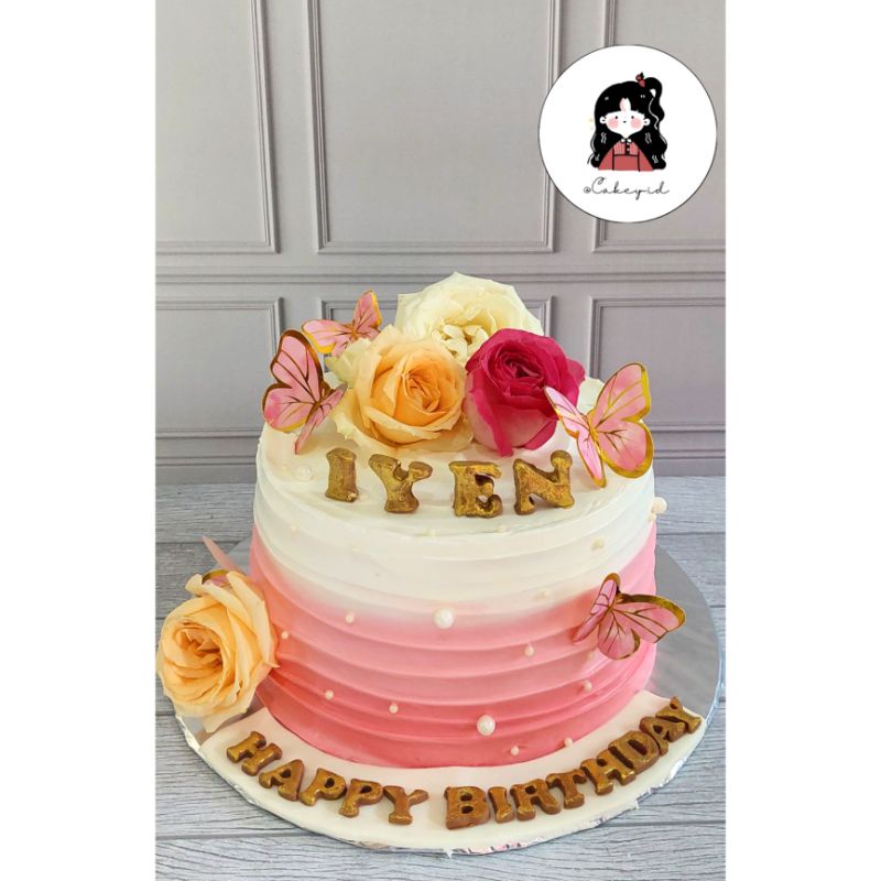 

Kue Ulang Tahun Karakter Mawar (butter 18cm)