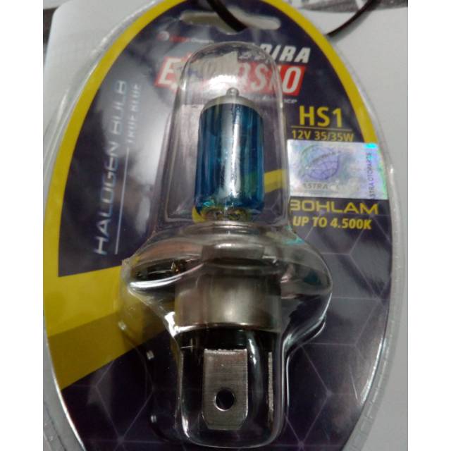 Bohlam depan yamaha Vixion/ scoopy F1 HS1 treu blue 35/35 watt aspira exposio