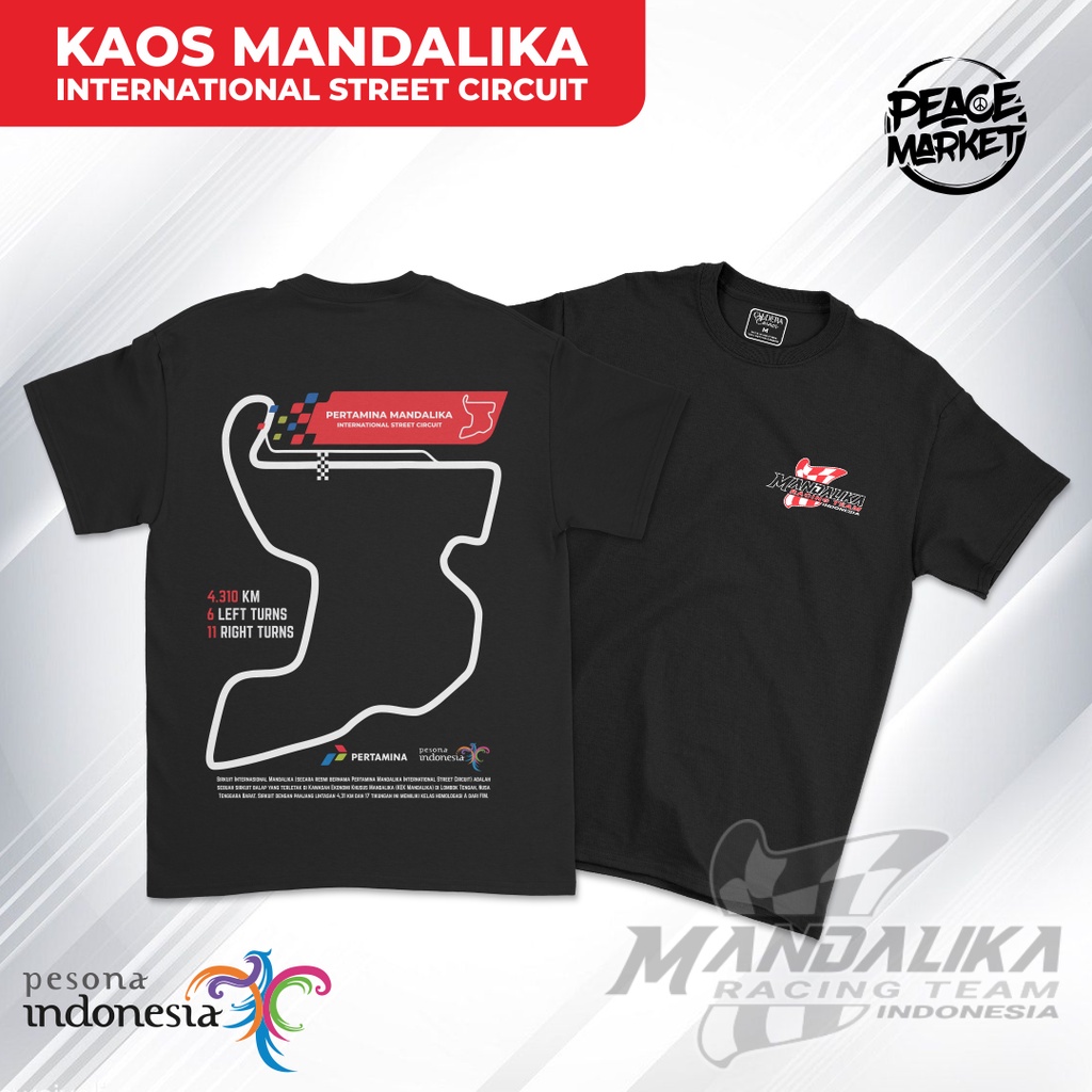 Kaos Sirkuit Mandalika Lombok | MotoGP Indonesia