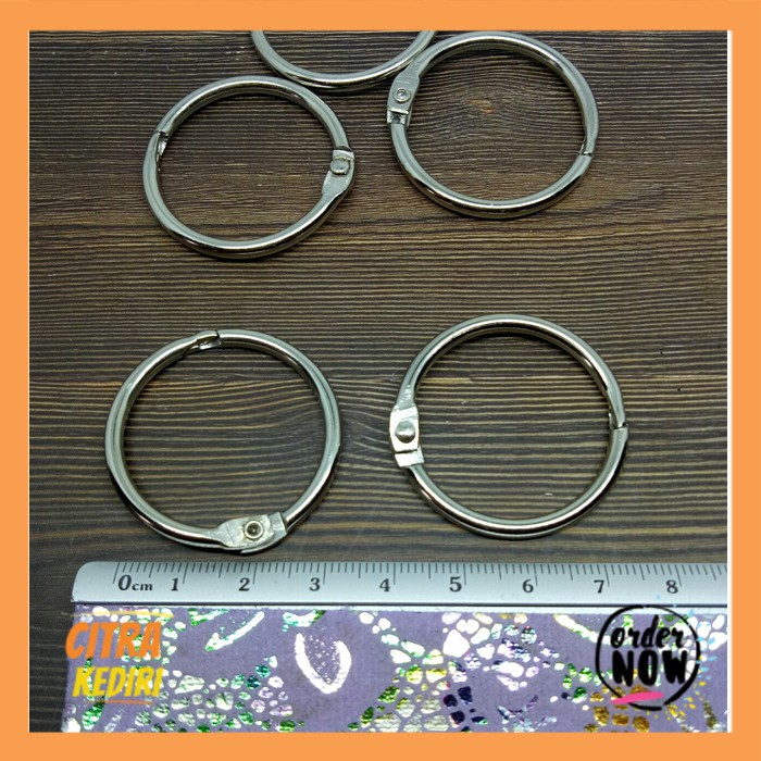 Ring Binder /Ring buka tutup/Scrapbook 3,5cm - ring bulat -