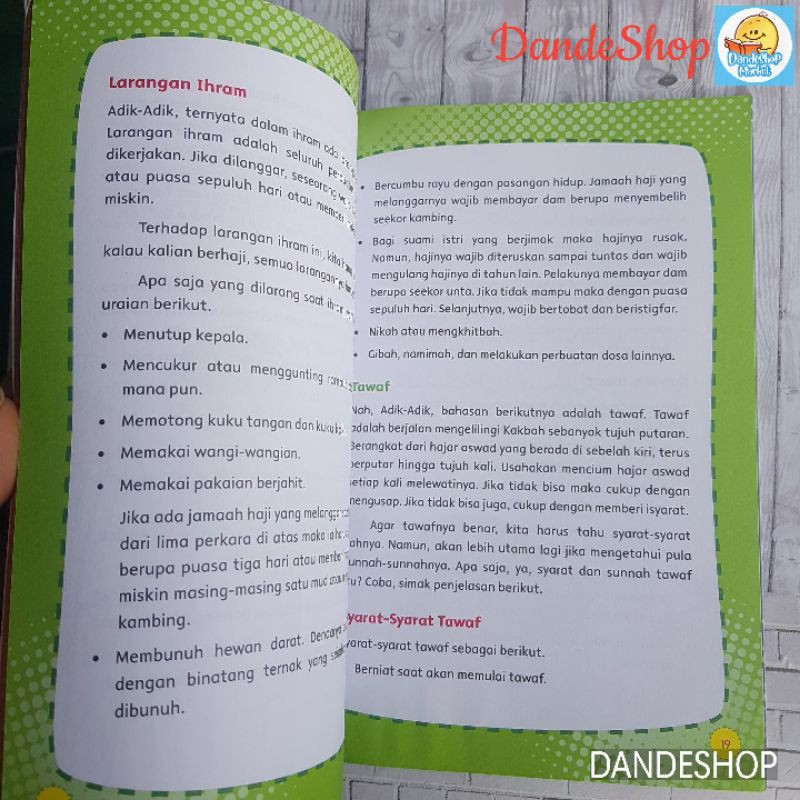 Ayo Manasik Haji Seri Ibadah Anak Muslim Buku Pengetahuan Anak Shopee Indonesia