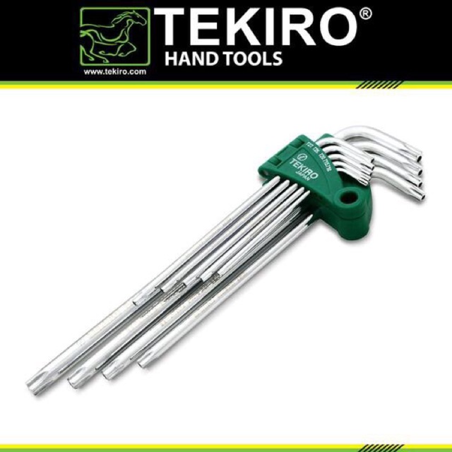 Kunci L Bintang Set 9 Pcs Tekiro Tanpa Lubang Torx Ket Set