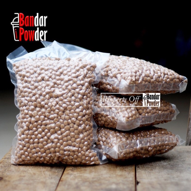 

Tapioca Pearl 1kg Mutiara Black Bubble Toping Minuman Tapioka Pearls Hitam