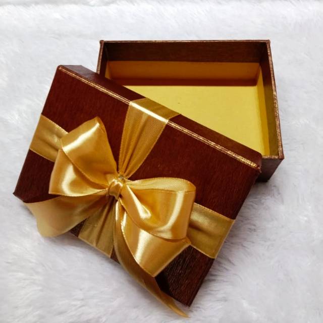

Kotakkado/13x9x5 cm COKLAT berpita hardbox