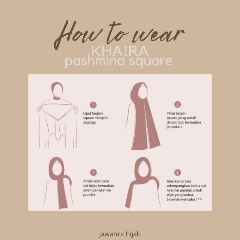 KHAIRA (PASHMINA SQUARE) part. 1 / PASHMINA CERUTY / PASHMINA ANTEM / PASHMINA ANTI TEMBEM-2