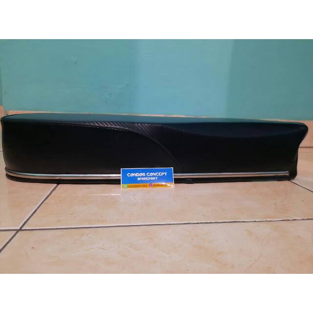 Jok cb karbon polos busa hijau anti gembos made in nganjuk