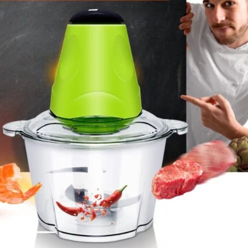 Blender Capsule Elektrik Portable Cutter Quatre Juicer /Daging/Bumbu 2 Liter