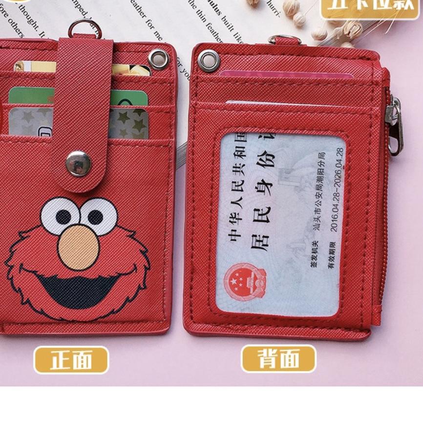 

YU7✣ Name Card Holder Name Tag 5 SLOT Gantungan ID Card dengan tempat koin Recommended