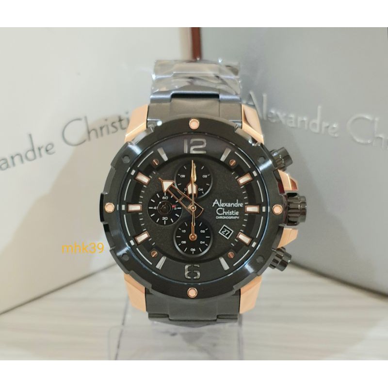 Jam tangan pria Alexandre Christie AC6410MC Original