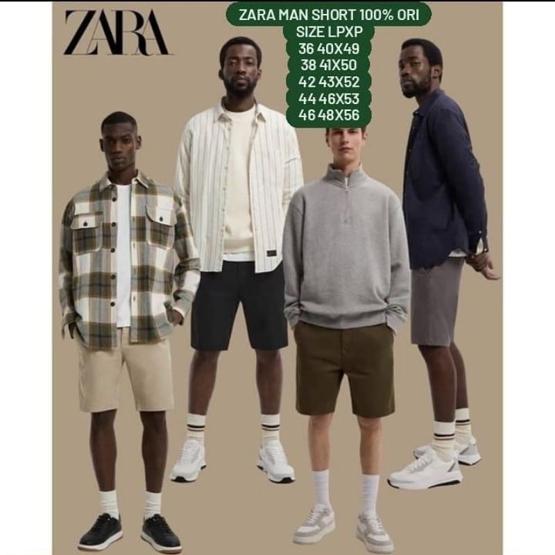 celana chinos Zara man short