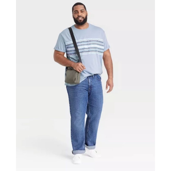 Kaos Goodfellow** T-Shirt Biru Salur Original Kaos Pria