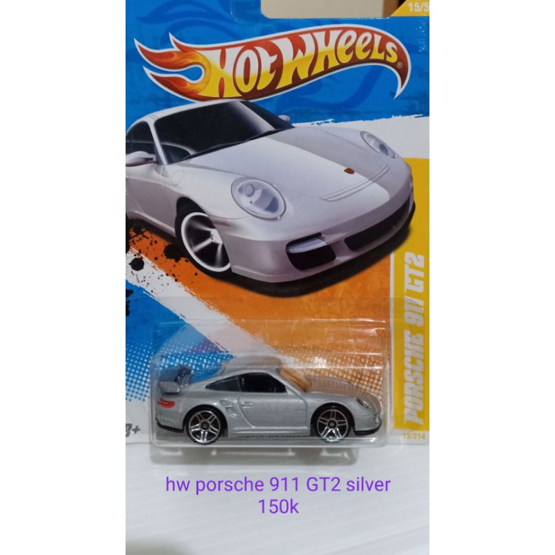Hotwheel porsche 911 GT2 silver