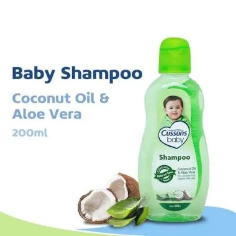 Cussons Baby Shampoo 200ml - Cusson Shampo Kemiri Bayi - Sampo Kemiri Rambut Bayi