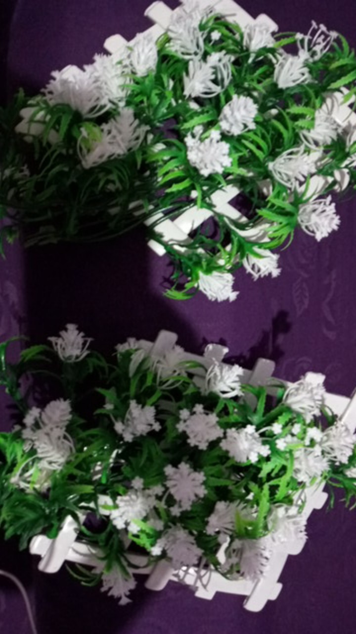 C5 Bunga Alganos/bunga Plastik/bunga Gantung/bunga Sintetis/bunga Hiasan/bunga Dekorasi/paket Bunga