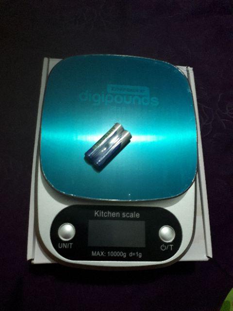 Taffware Digipounds Timbangan Dapur Digital Kitchen Scale 10kg 1g - Z2s
