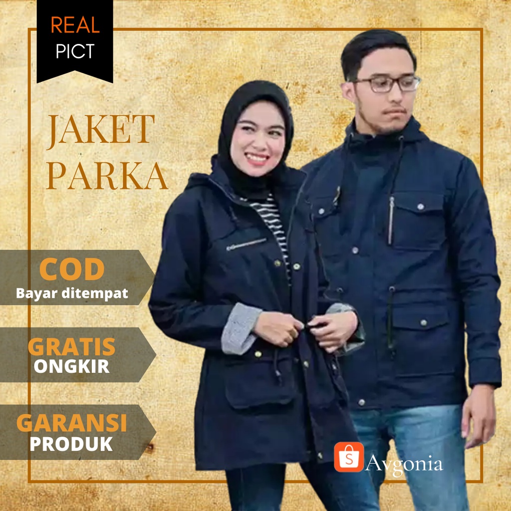 Jaket Couple Pasangan Terbaru Parka Pria Wanita Kekinian