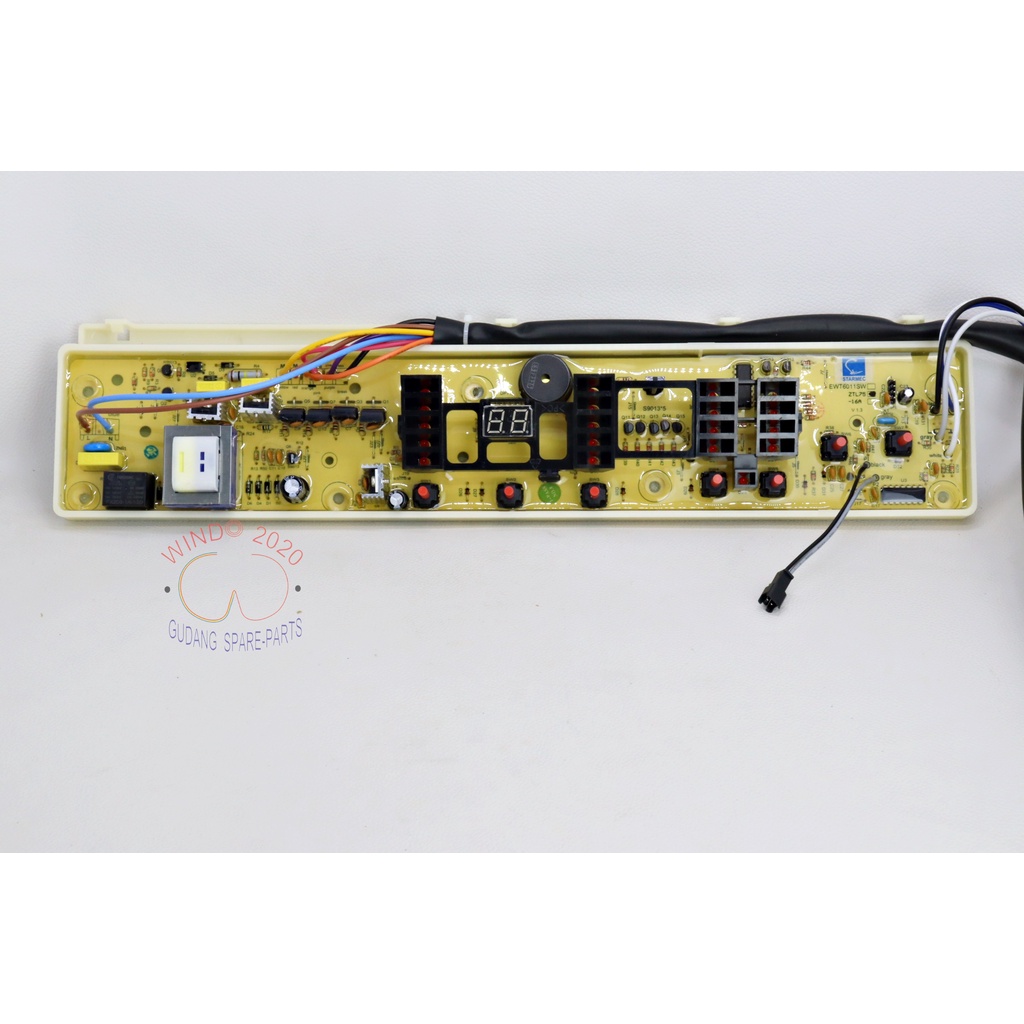 MODUL PCB MESIN CUCI ELEKTROLUX | TYPE EWT704S / EWT7042S / EWT854 | CODE PART ZTL75