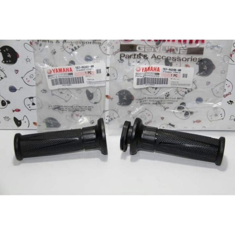 HANDGRIP HANDFAT HAND GRIP JUPITER MX LAMA ASLI ORI YAMAHA 1S7 F6240 00 &amp; 1S7 F6241 00