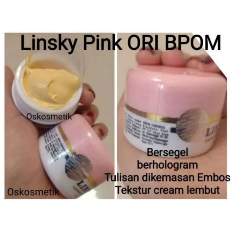 PROMO CREAM LINSKY HOLO+SEGEL ORI 1000%