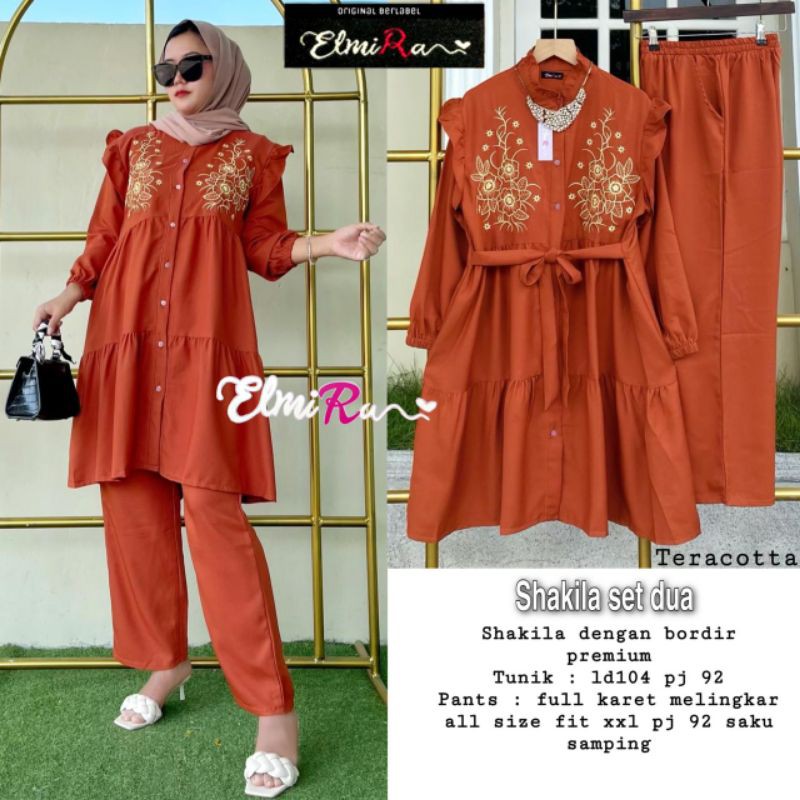 Setcel Wanita - Shakila Set Dua by Elmira