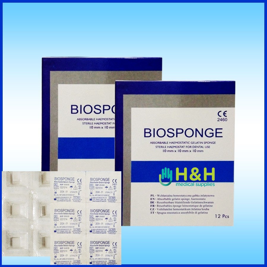 Biosponge / Surgispon / Spongostan / Hemostatic Gelatin Sponge / Curaspon / Hemostatic Agent