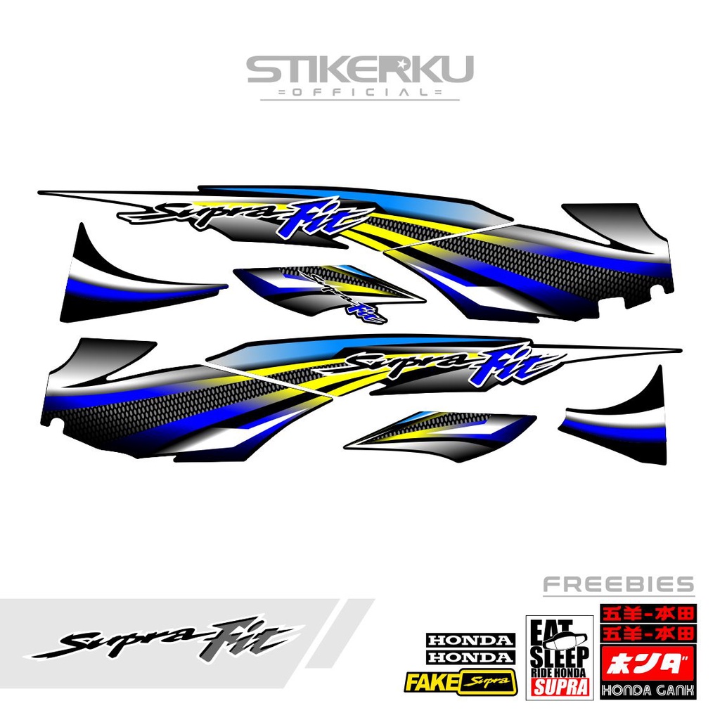 STRIPING SUPRA FIT LAMA 3/ STIKER SUPRA FIT OLD / STICKER SUPRA FIT OLD / SETIKER SUPRA FIT LAMA / S
