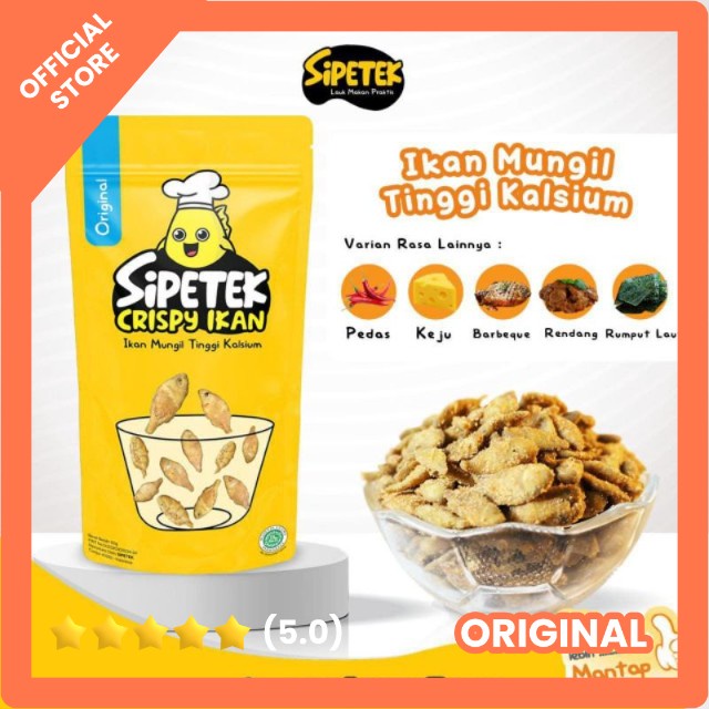 

Crispy Ikan Sipetek - Lauk Makan Praktis Sehat Bergizi Non MSG