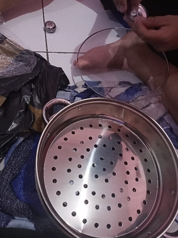 Panci Kukus Steamer 2 Susun / Steamer Kukusan Stainless 28 Cm