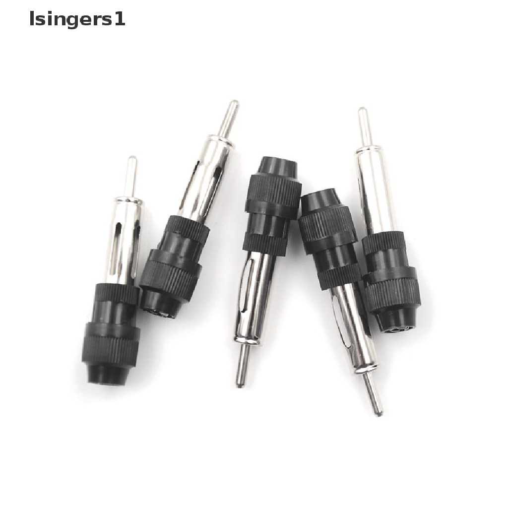 (lsingers1) 5pcs Plug Konektor Antena Aerial Din Male Untuk Radio Mobil