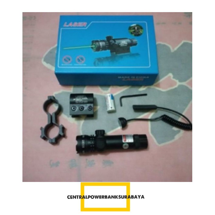 LASER SENAPAN TEMBAK SCOPE 803 / LASER HIJAU YANG MAHAL