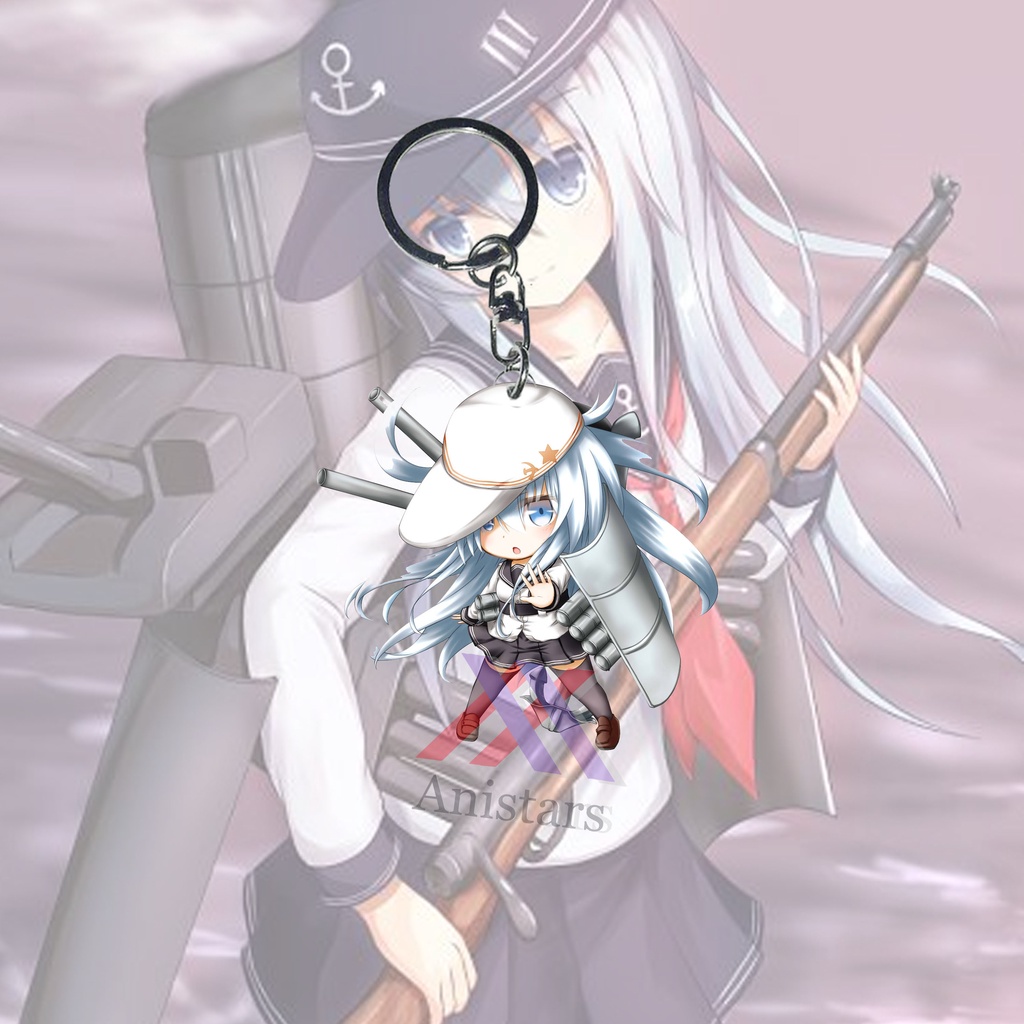 Keychain Kancolle Hibiki  - Gantungan Kunci - Ganci - Gantungan Akrilik