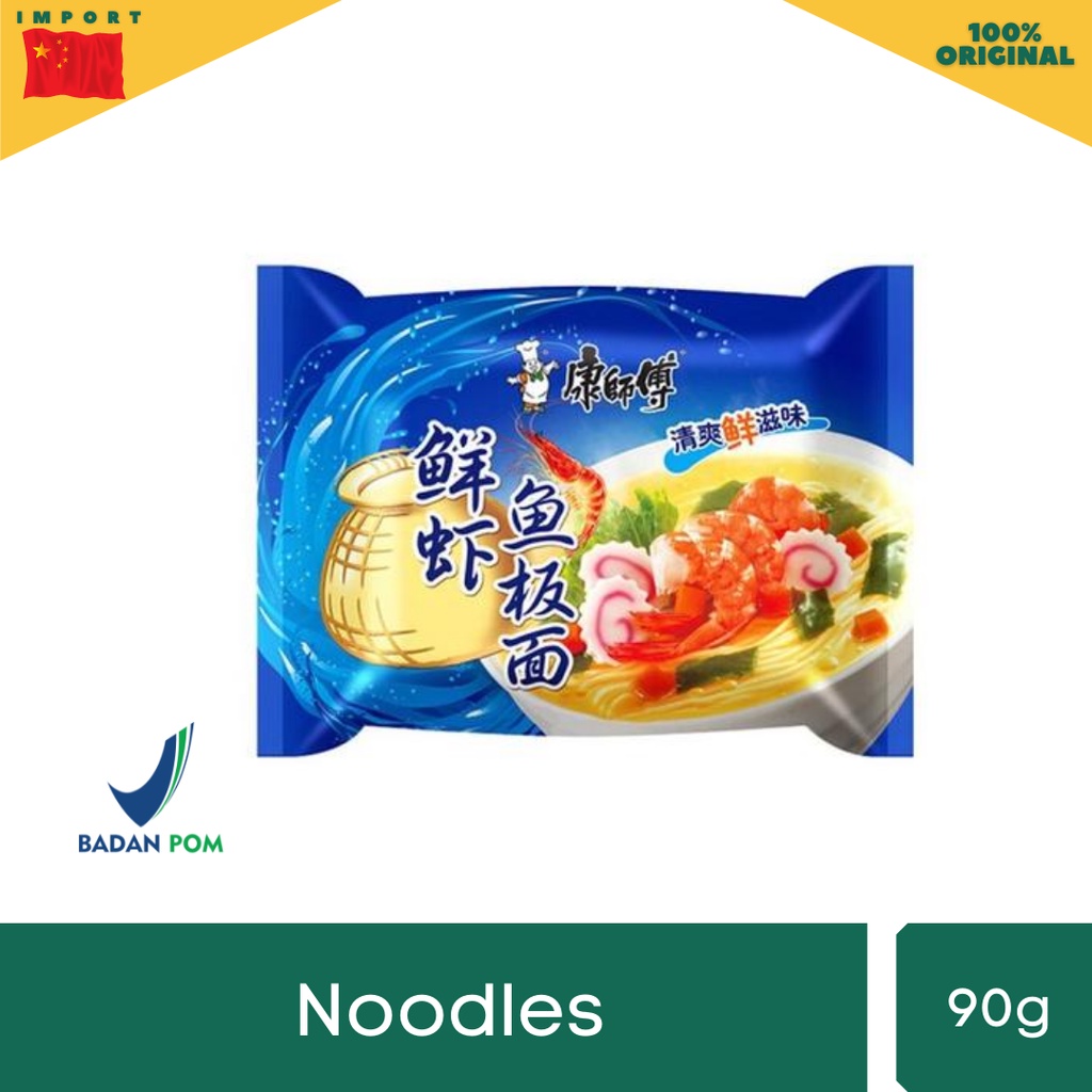 

Master Kong Shrimp and Fish Flavorings Instant Noodle