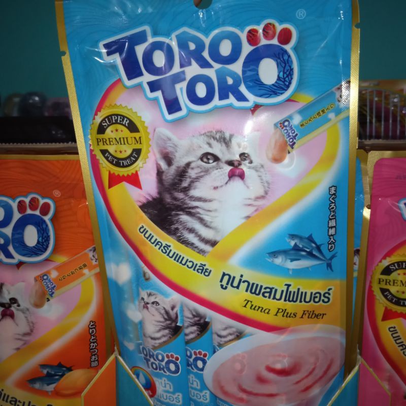 Snack Kucing TORO TORO ISI 4 ALL VARIAN Cemilan Liquid Kucing 60g