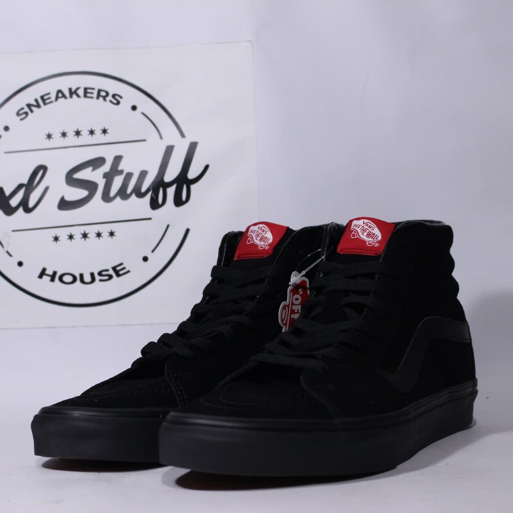 Vans Sk8-Hi Black Black Suede Original BNIB