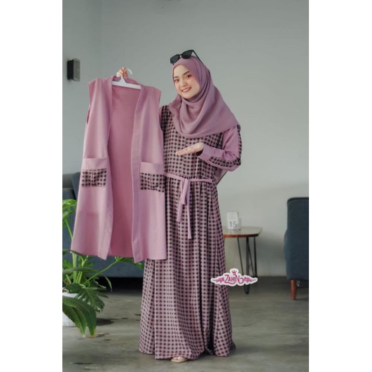 GAMIS OUTER TERPISAH/GAMIS ROMPI/ANDARA KOTAK/ORI BY ZAHIN