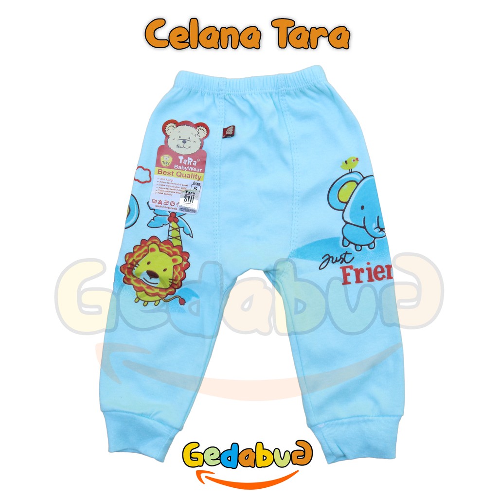 Celana Panjang TARA Warna | Celana Bayi &amp; Anak motif Random | Gedabug