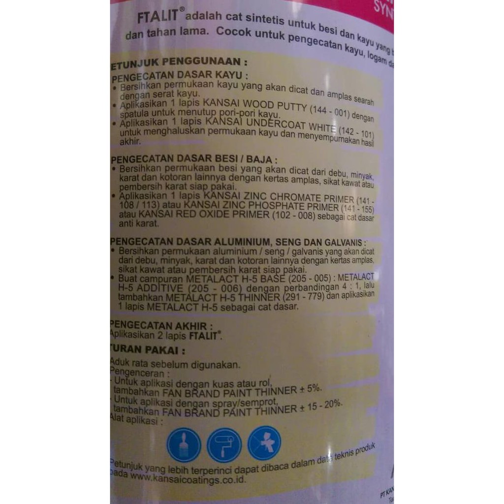 Yws47 NIPPON BODELAC CAT ANTI KARAT BLACK HITAM 1 KG