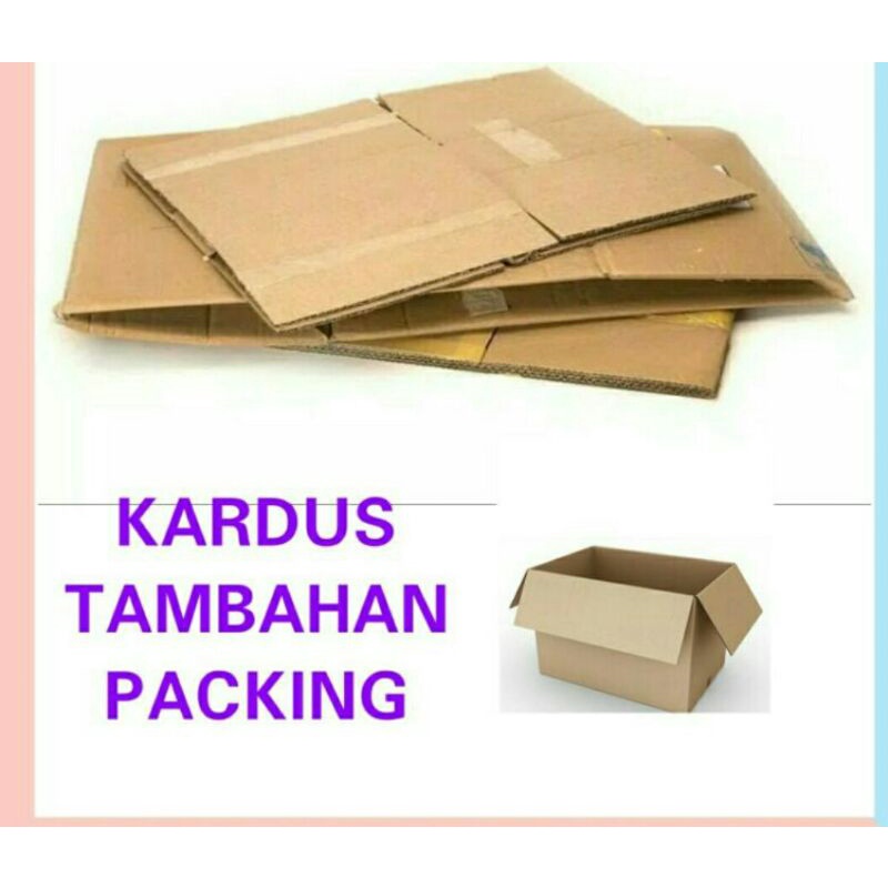 

tambahan packing kardus