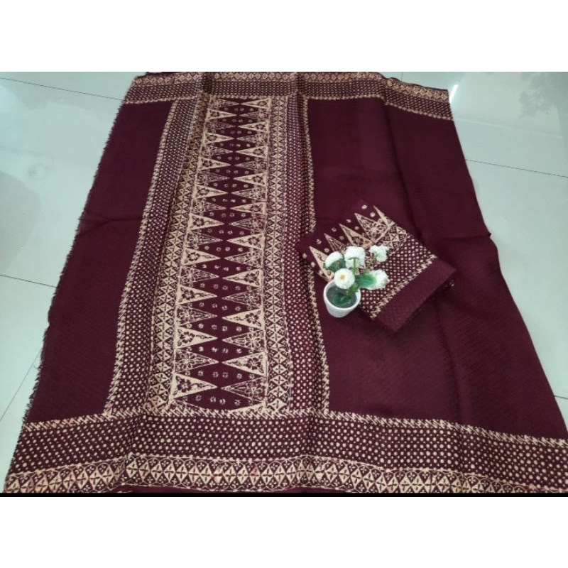 Set Auter Tunik + Rok Lilit Jupri Bahan Viscose