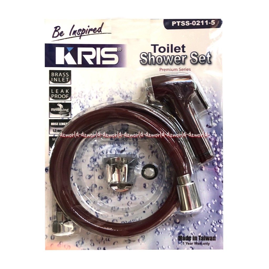 Kris Toilet Shower Set Kran Cebok Cocok Digunakan Untuk Toilet Duduk Panjang Selang 1.2 Meter