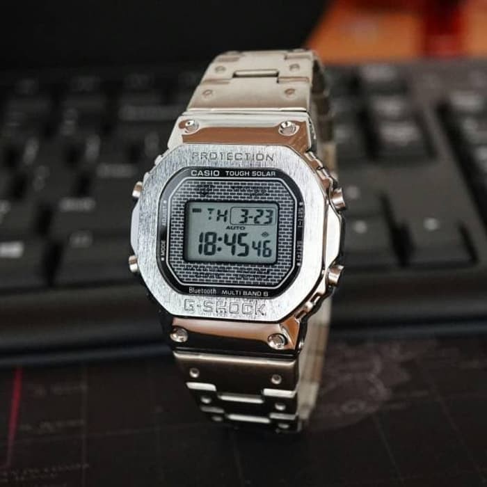 [Spesial Promo] JAM TANGAN PRIA CASIO G-SHOCK GLS 5600 RANTAI SILVER