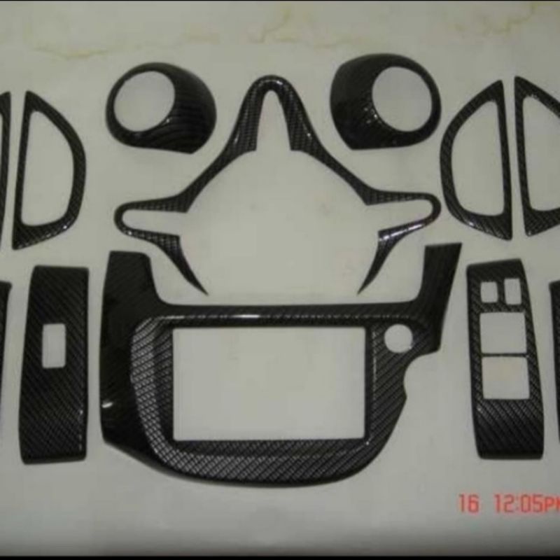 wood panel honda jazz ge8 2008-2013 carbon