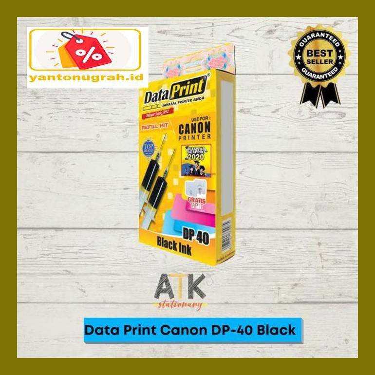 

Pt740Dpp Tinta Suntik Data Print Hitam Dp 40- Printer Canon Atk Pt0P8D6M
