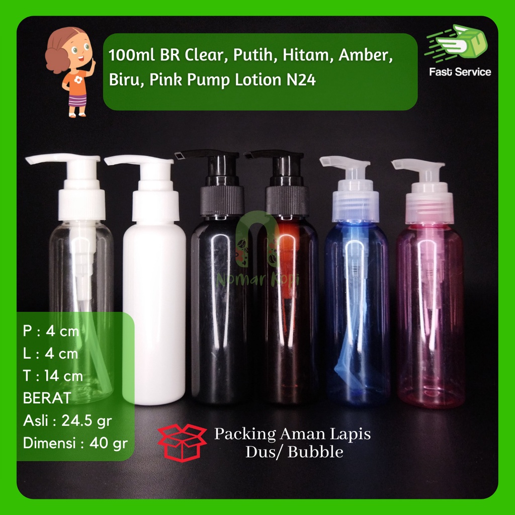 Botol 70ML Tabular Pump Lotion