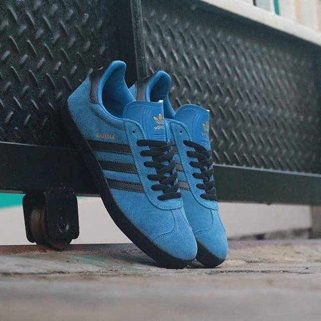 ADIDAS GAZELLE BLUE BLACK ORIGINAL