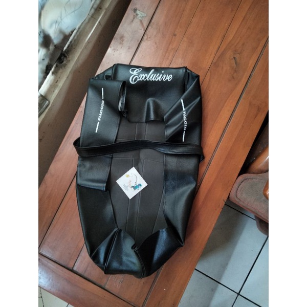 sarung jok Vespa exclusive kulit sarung jok Vespa Exclusive detail presisi