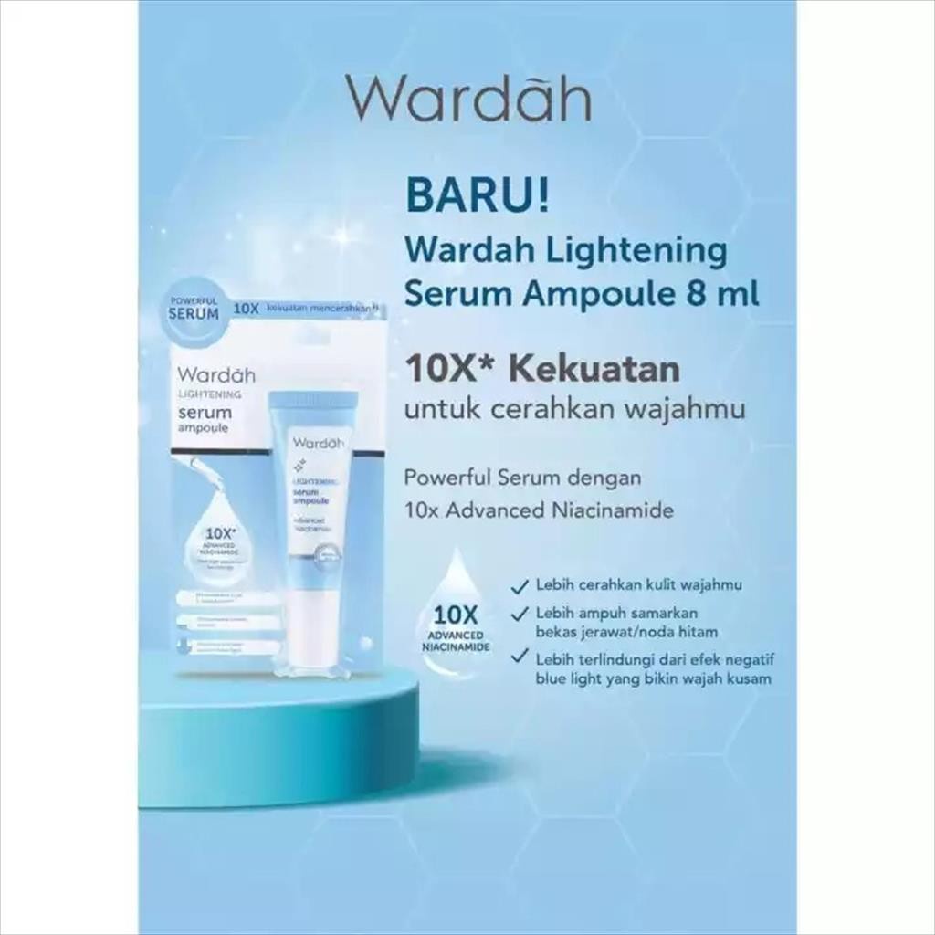 ✨ ELYSIA ✨ Wardah Lightening Serum Ampoule 8ml | BPOM